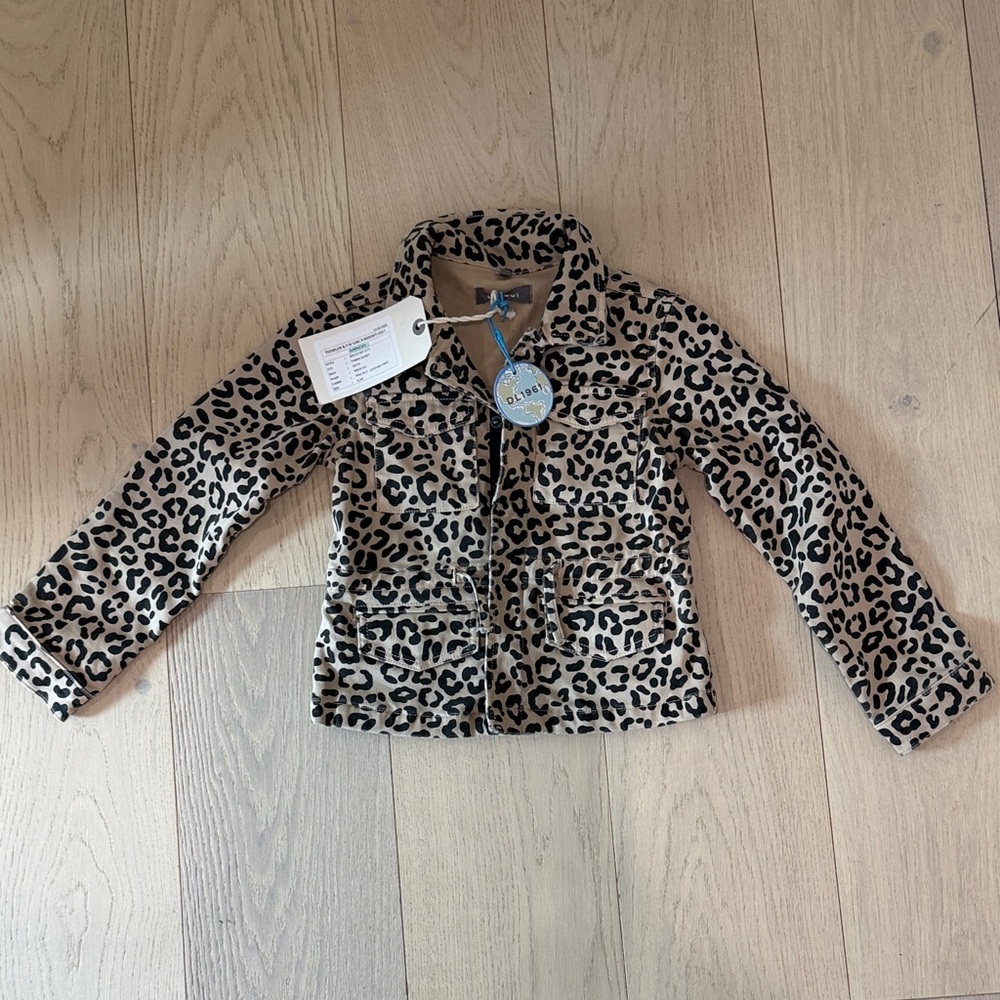 Leopard Print Kids Jacket NWT